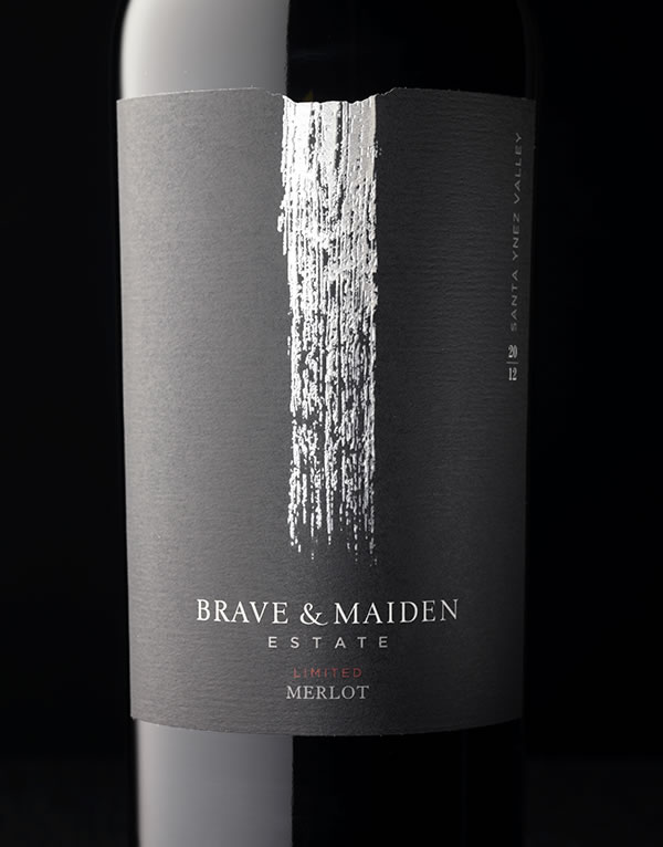 Brave & Maiden Reserve Label and Package Design